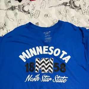 Minnesota blue T-shirt